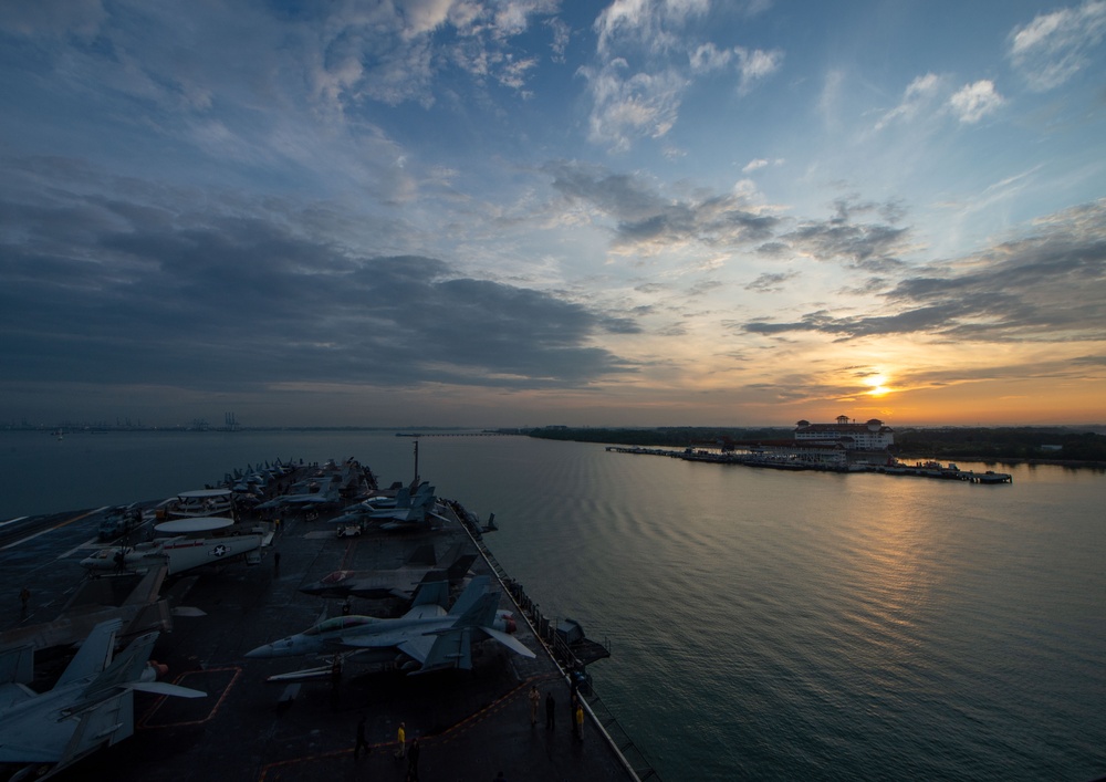 Carl Vinson Carrier Strike Group Arrives at Port Klang, Malaysia