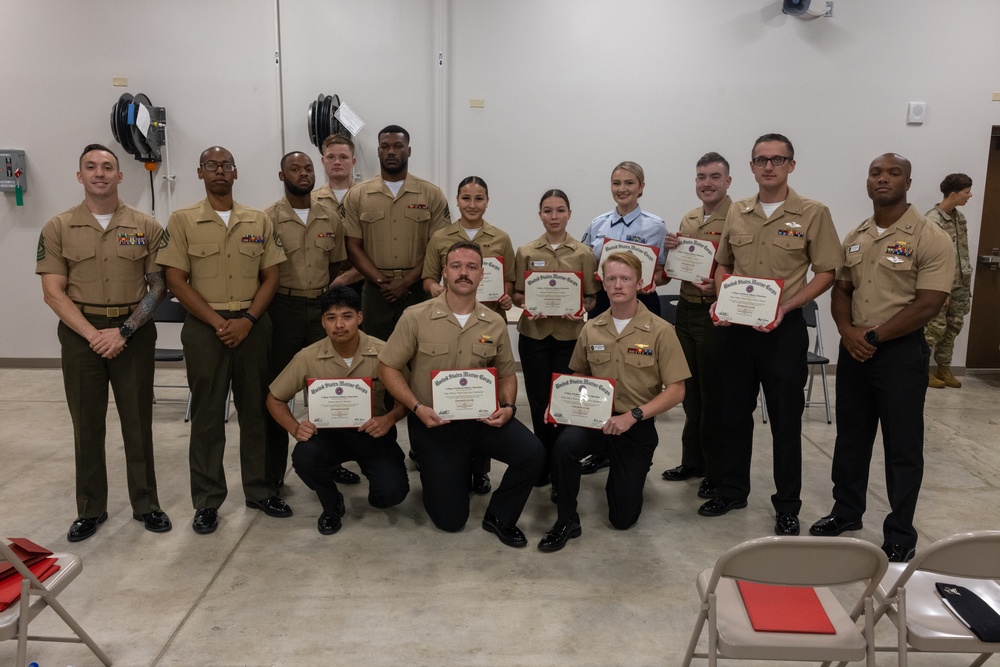 Camp Blaz holds corporals course graduation for service members