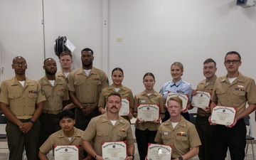 Camp Blaz holds corporals course graduation for service members