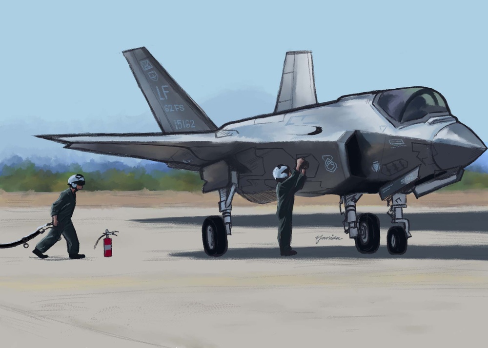 Digital Art of F-35B