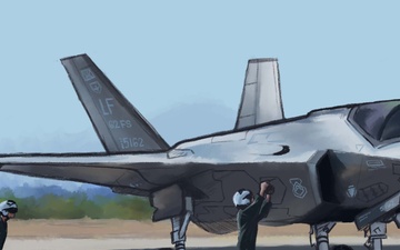 Digital Art of F-35B