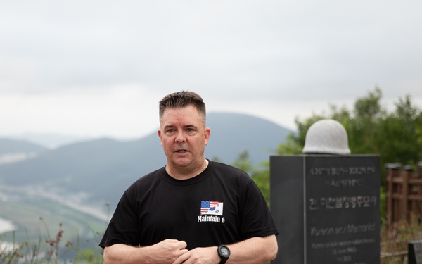 U. S. Army Materiel Support Command – Korea Officers Conducted OPD at Historic Hill 303 on July 24.