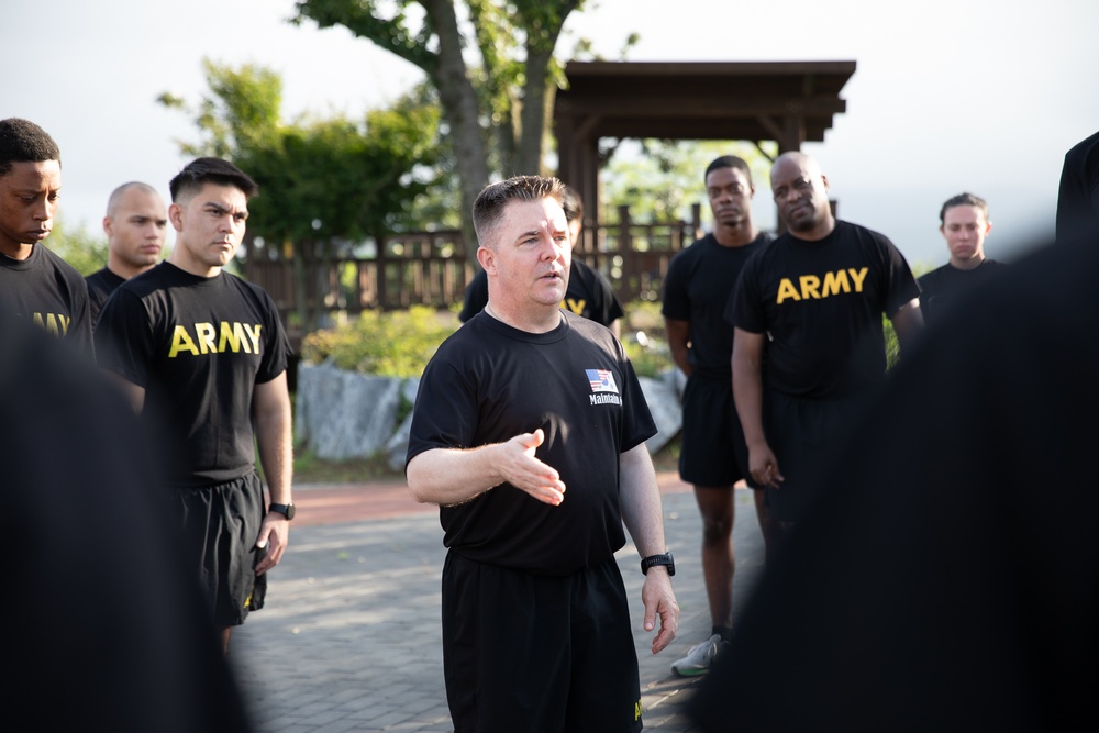 U. S. Army Materiel Support Command – Korea Officers Conducted OPD at Historic Hill 303 on July 24.