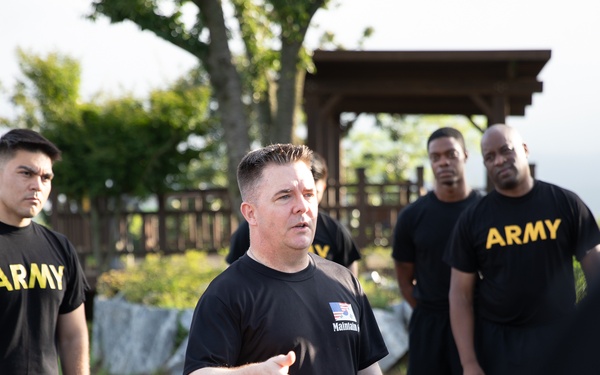 U. S. Army Materiel Support Command – Korea Officers Conducted OPD at Historic Hill 303 on July 24.