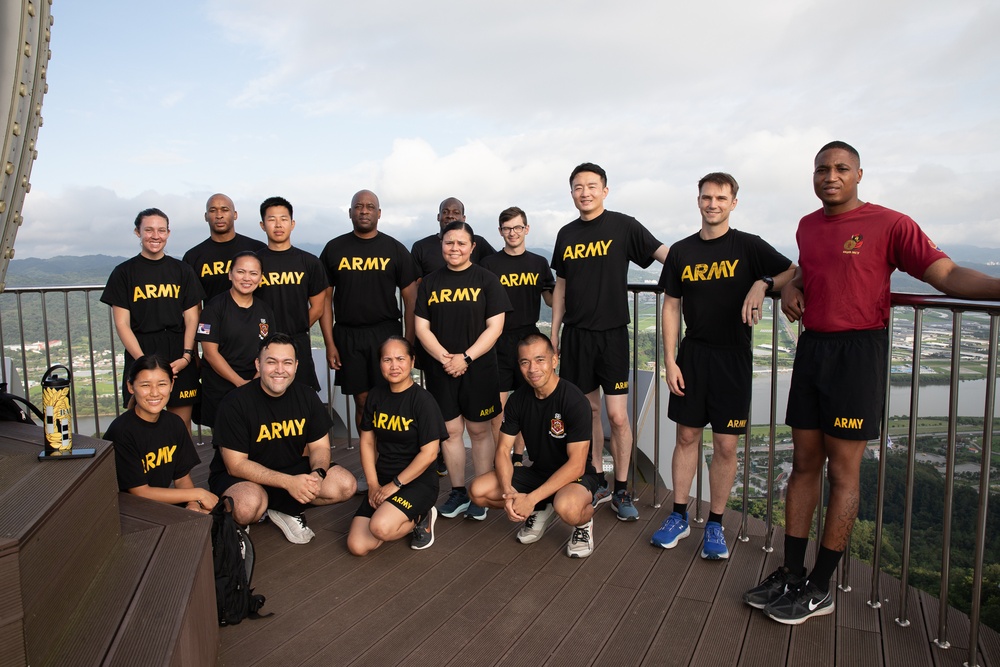 U. S. Army Materiel Support Command – Korea Officers Conducted OPD at Historic Hill 303 on July 24.