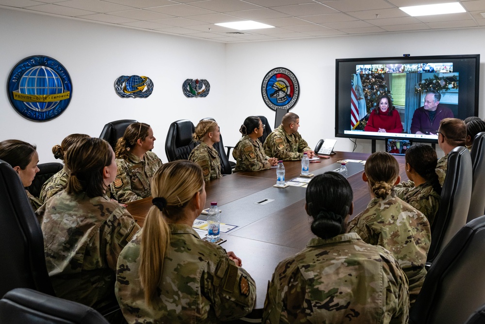 Vice President thanks deployed Airmen on Christmas