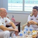 Emory S. Land Leadership Conducts an Office Call with Royal Brunei Navy Sailors