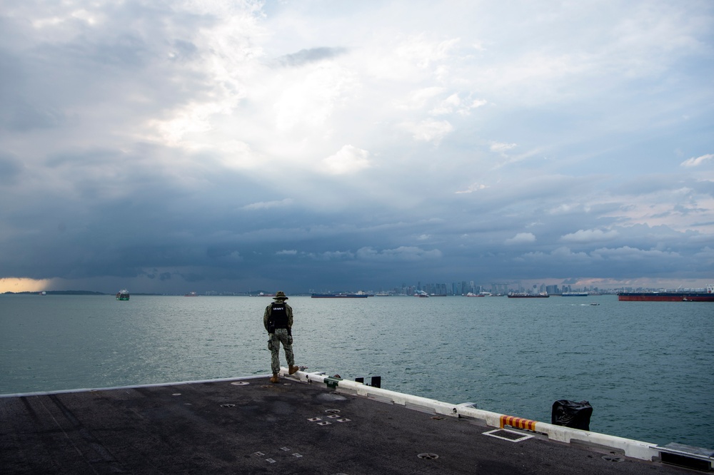 USS Carl Vinson (CVN 70) Transits the Strait of Malacca