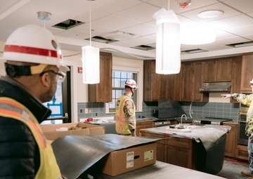 Buffalo District Commander Tours VA Canandaigua and Honors Army Veteran