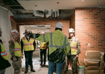 Buffalo District Commander Tours VA Canandaigua and Honors Army Veteran