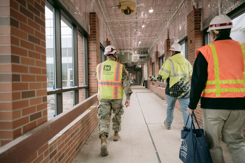 Buffalo District Commander Tours VA Canandaigua and Honors Army Veteran