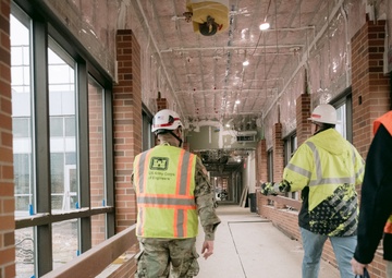 Buffalo District Commander Tours VA Canandaigua and Honors Army Veteran