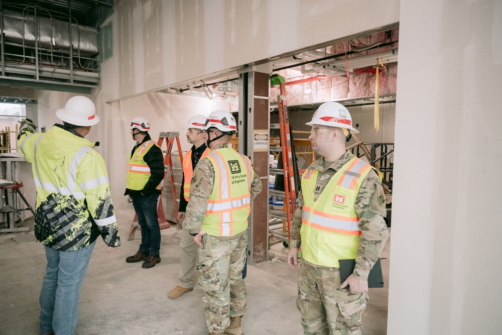 Buffalo District Commander Tours VA Canandaigua and Honors Army Veteran