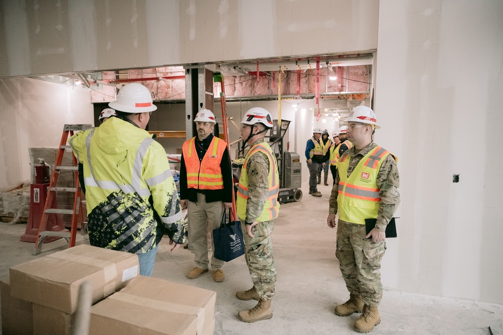 Buffalo District Commander Tours VA Canandaigua and Honors Army Veteran