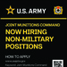 U.S. Army Joint Munitions Command is Now Hiring