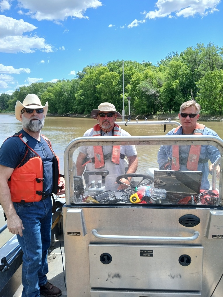 Bathymetric survey conducted on Red River of the North