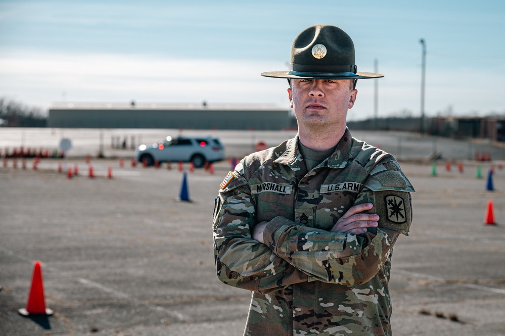 Military Police Drill Sergeant Portraits