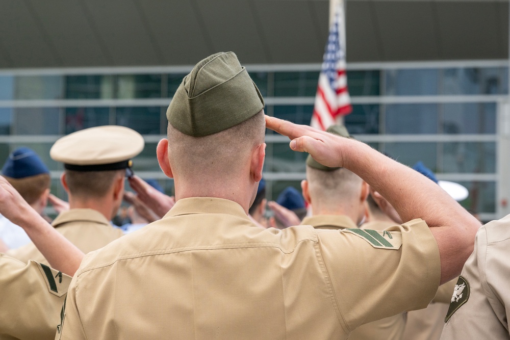 Armed Forces and National Police Week (AFNPW) Flag Raising Ceremony - Image 6 of 11