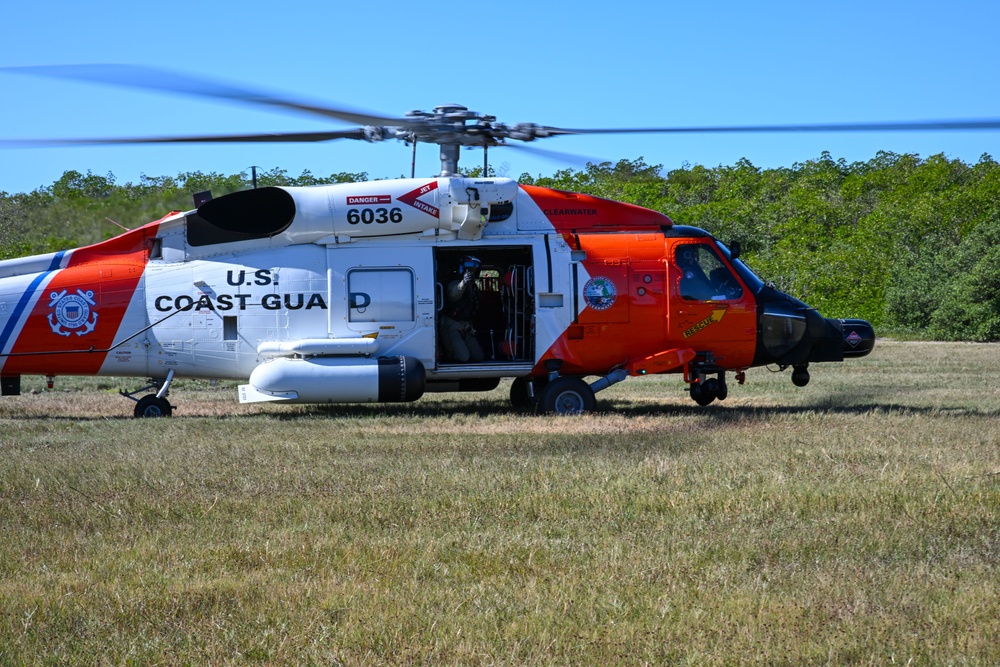 Coast Guard Air Station Clearwater conducts training