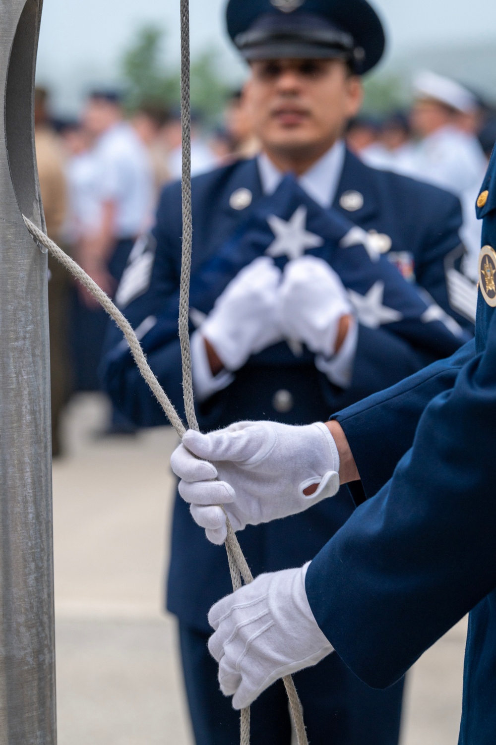 Armed Forces and National Police Week (AFNPW) Flag Raising Ceremony - Image 3 of 11