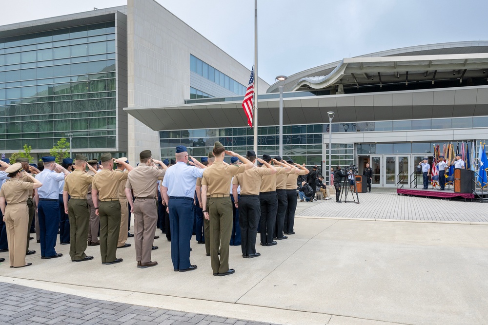 Armed Forces and National Police Week (AFNPW) Flag Raising Ceremony - Image 7 of 11