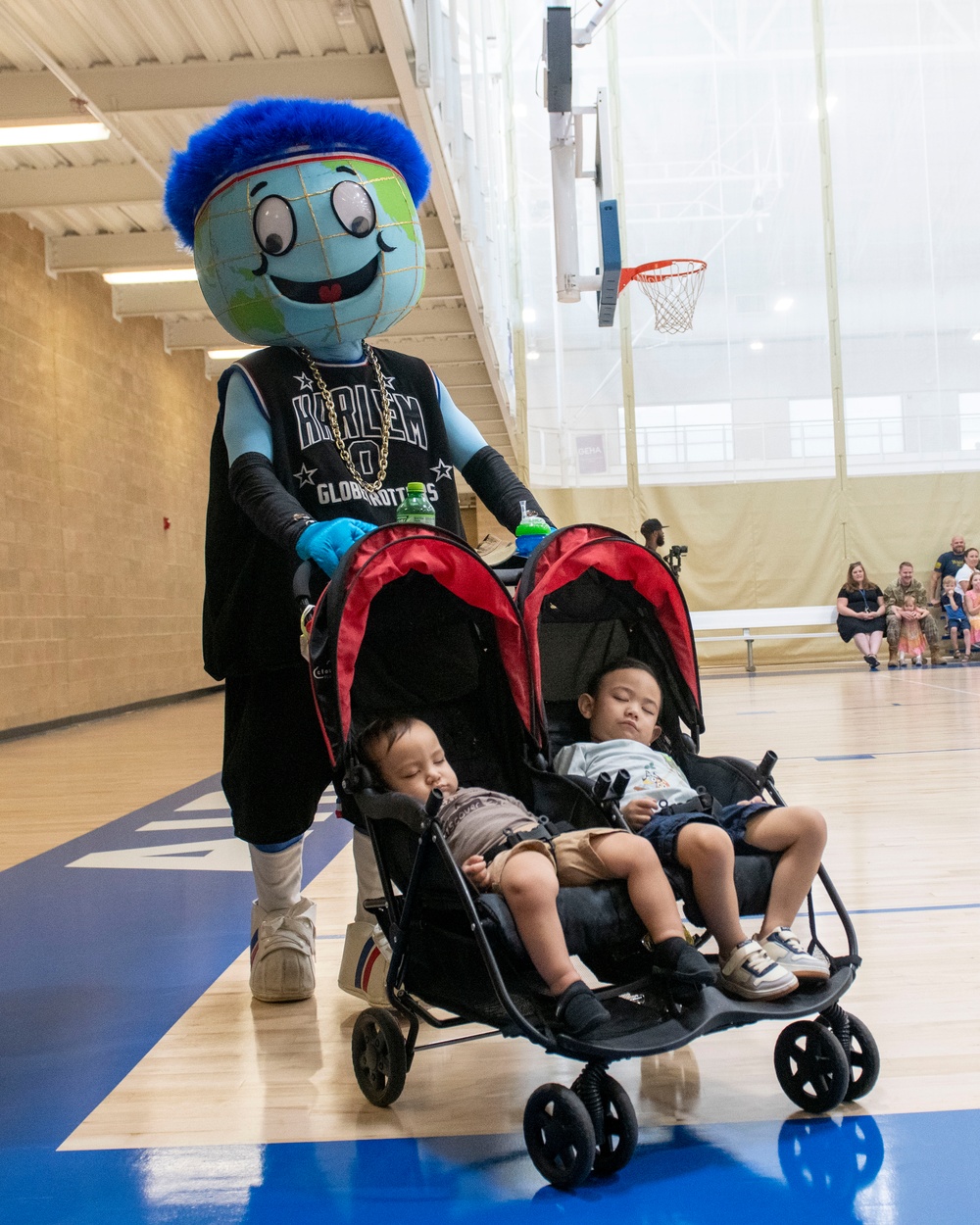 Harlem Globetrotters visit 419th Fighter Wing