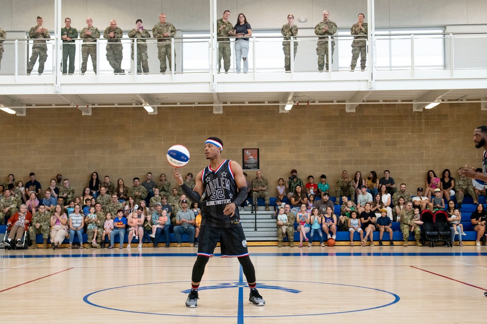 Harlem Globetrotters visit 419th Fighter Wing