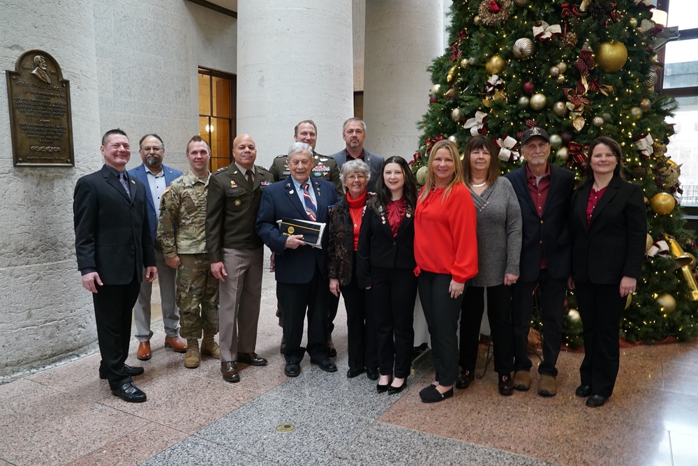 OHNG members support 2024 Wreaths Across America ceremony at Statehouse