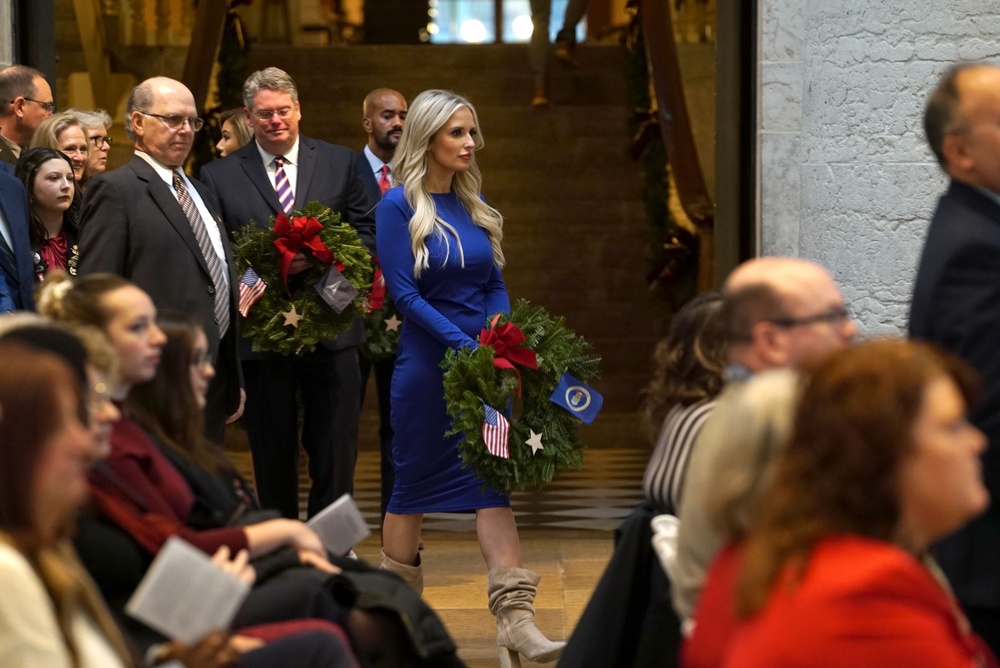 OHNG members support 2024 Wreaths Across America ceremony at Statehouse