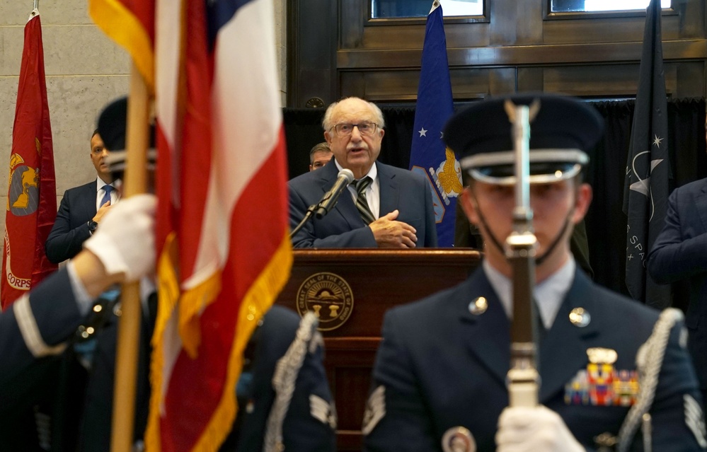 OHNG members support 2024 Wreaths Across America ceremony at Statehouse