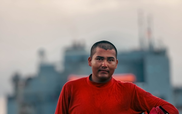 Replenishment-at-Sea aboard the USS Theodore Roosevelt