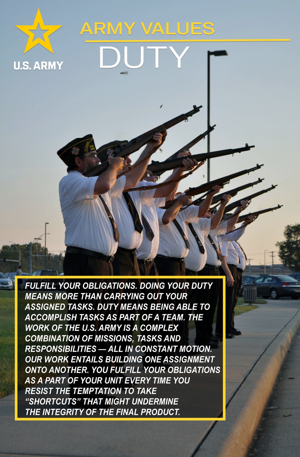 Army Values Posters - Joint Munitions Command - Duty