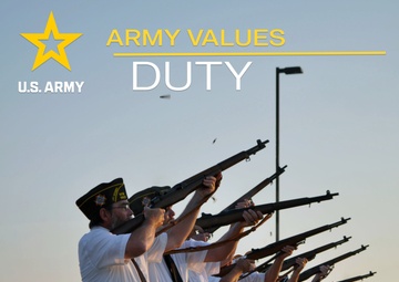 Army Values Posters - Joint Munitions Command - Duty