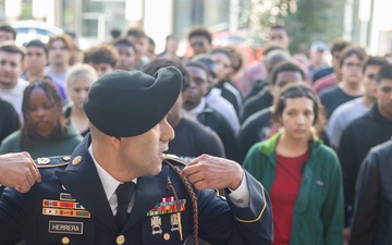 Houston MEPS mass oath of enlistment ceremony