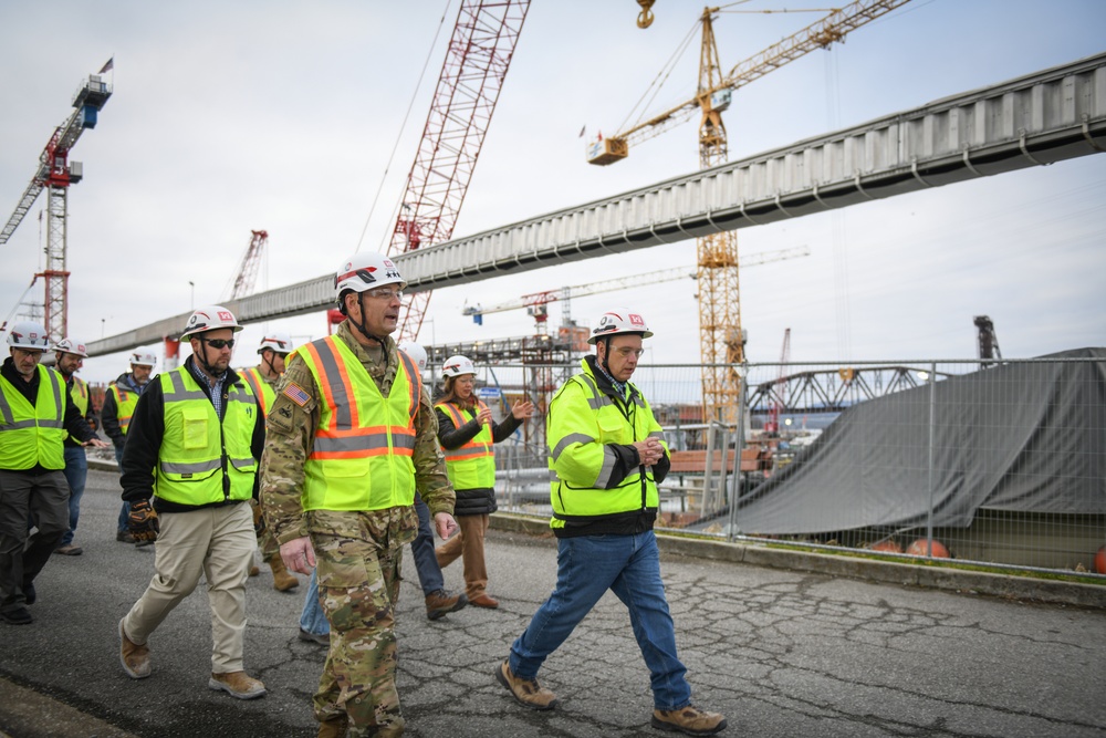 USACE Chief of Engineers visits Chickamauga Lock Replacement Project