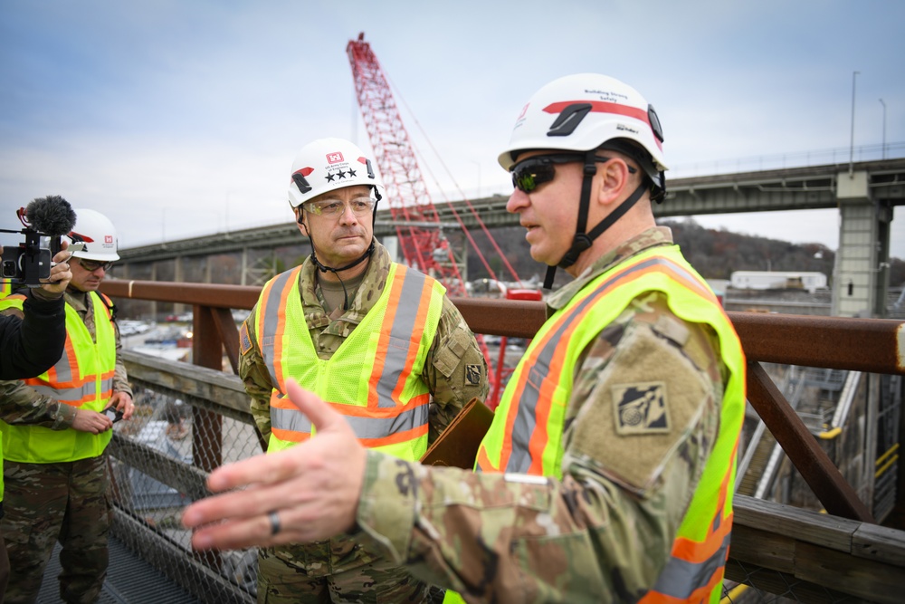 USACE Chief of Engineers visits Chickamauga Lock Replacement Project