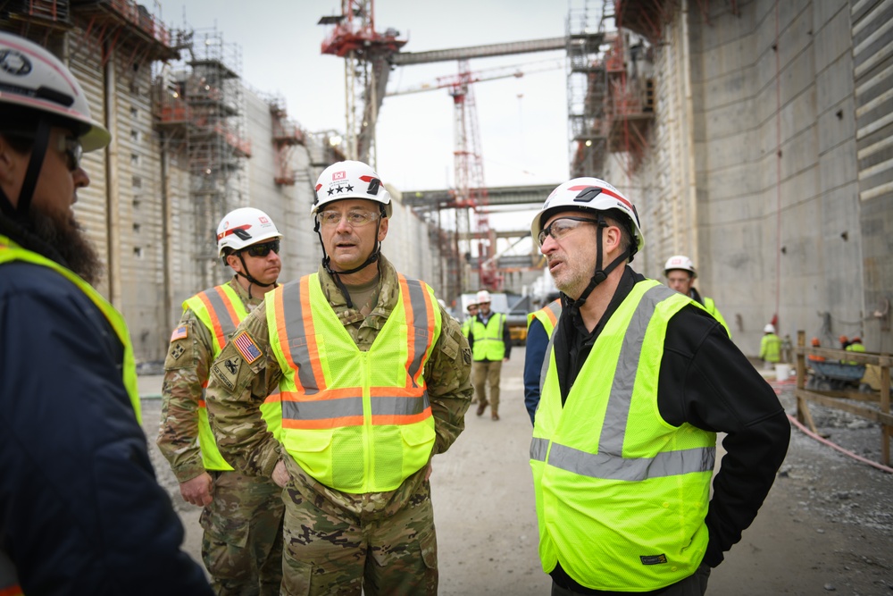 USACE Chief of Engineers visits Chickamauga Lock Replacement Project