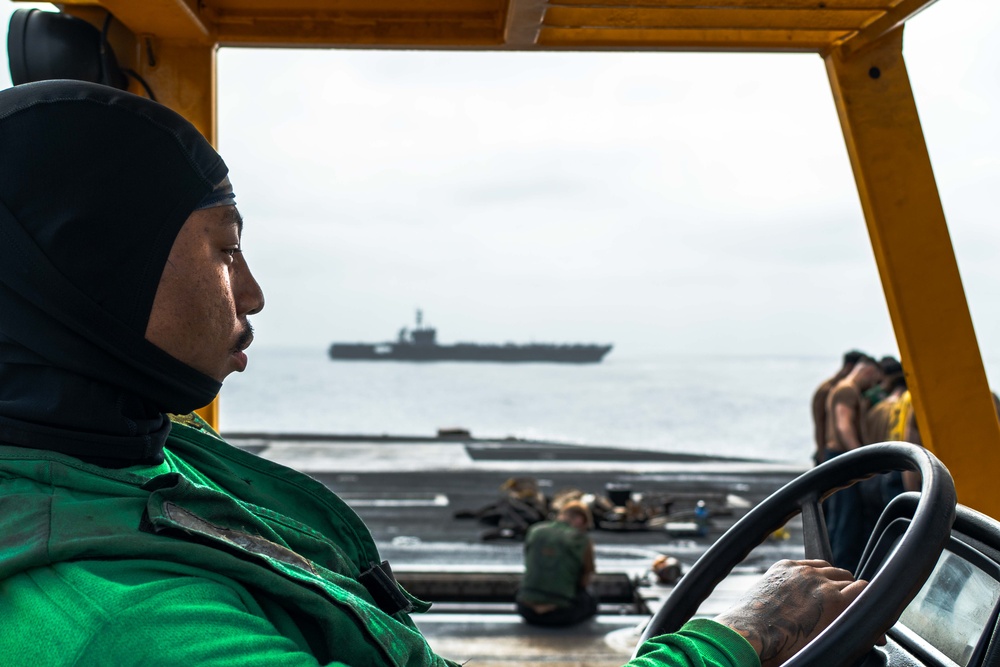 USS Theodore Roosevelt Ammo Offload