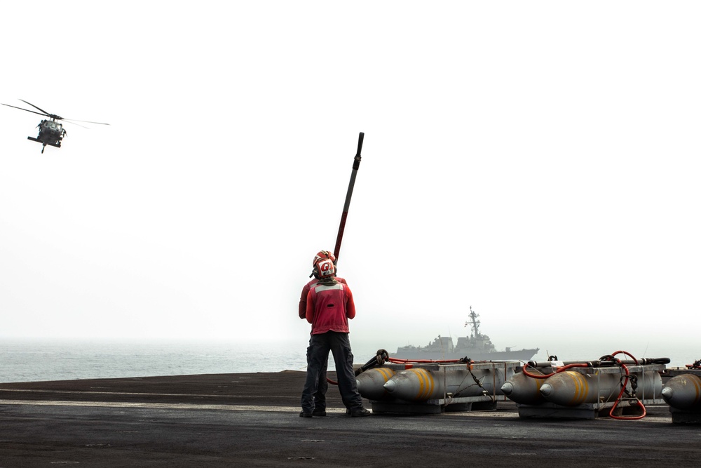 USS Theodore Roosevelt Ammo Offload