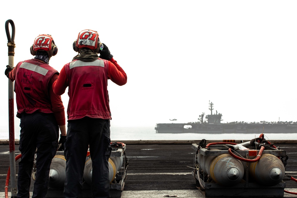 USS Theodore Roosevelt Ammo Offload