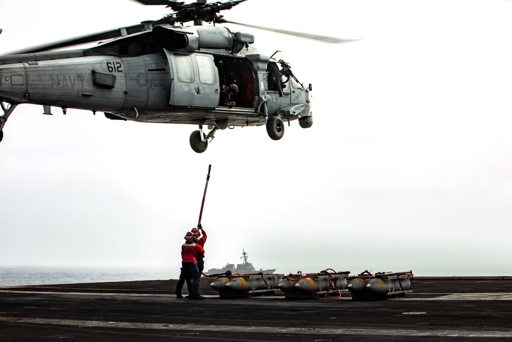 USS Theodore Roosevelt Ammo Offload