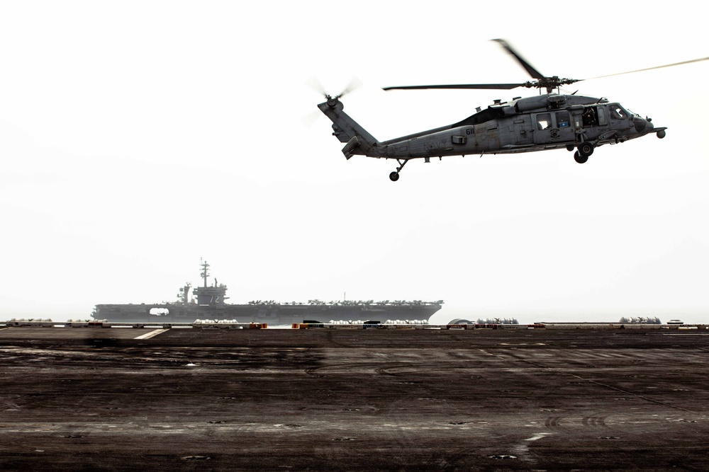 USS Theodore Roosevelt Ammo Offload