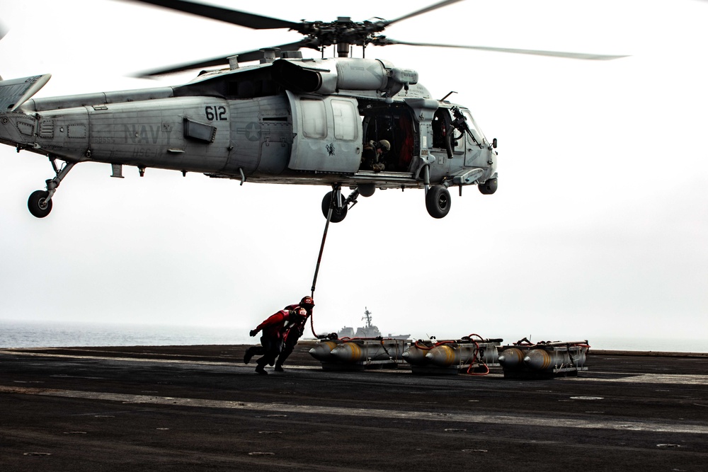 USS Theodore Roosevelt Ammo Offload