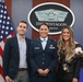 Maj. Melissa L. Heintz, 113th Wing, DCANG Public Affairs Chief promotion ceremony