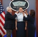 Maj. Melissa L. Heintz, 113th Wing, DCANG Public Affairs Chief promotion ceremony