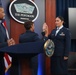 Maj. Melissa L. Heintz, 113th Wing, DCANG Public Affairs Chief promotion ceremony