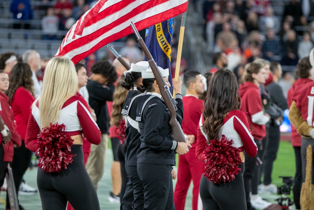 DVIDS Images Tripoli Performs Color Guard and National Anthem at