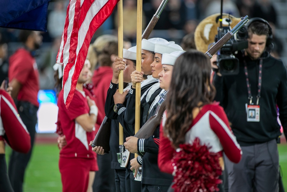 DVIDS Images Tripoli Performs Color Guard and National Anthem at