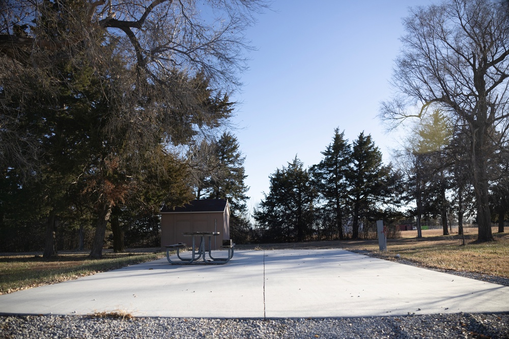 Camp sites at Harlan County Lake, Nebraska