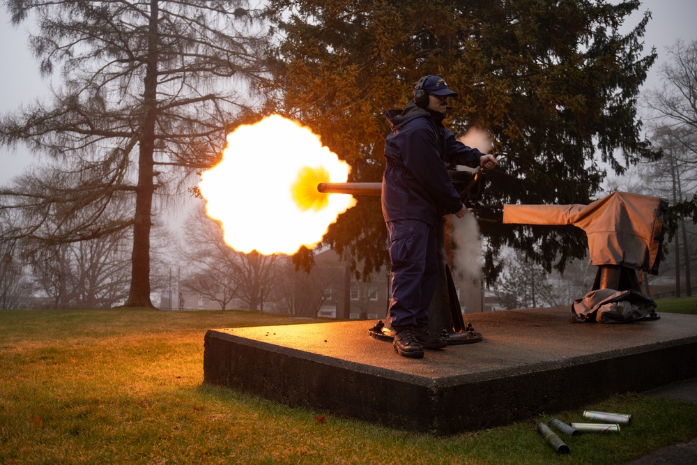 Coast Guard Academy ceremonial cannon